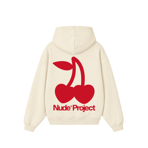 Nude Project Cherry Logo Hoodie Sail