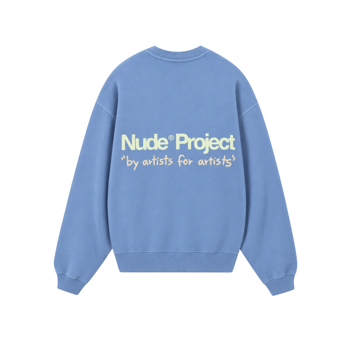 Nude Project Cult Crewneck Washed Baby Blue
