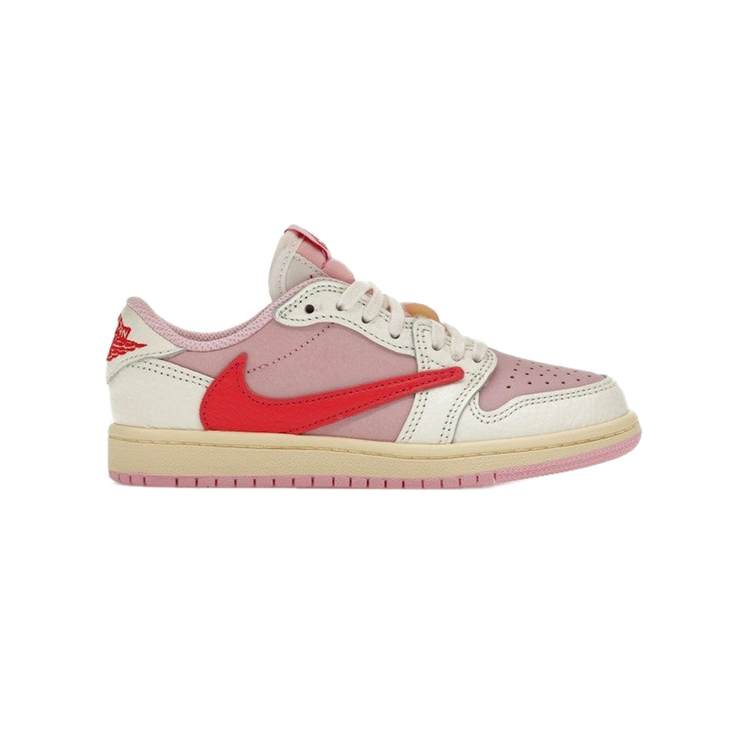 Jordan 1 Retro Low OG SP Travis Scott Sail Tropical Pink (PS)