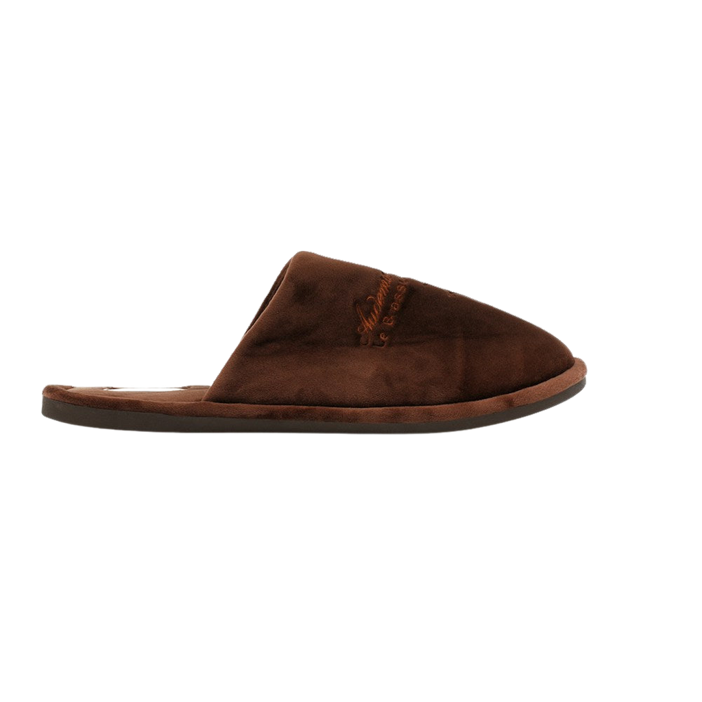 Travis Scott CJ x Audemars Piguet House Slippers Brown Velvet