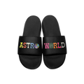 Travis Scott Color Logo Slides Travis Scott Astroworld Black/Multi