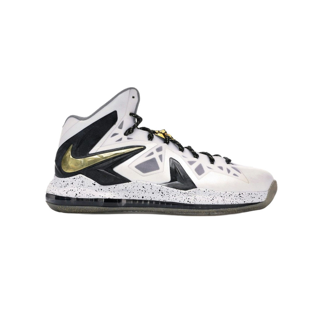 Nike LeBron X Elite+ White Gold