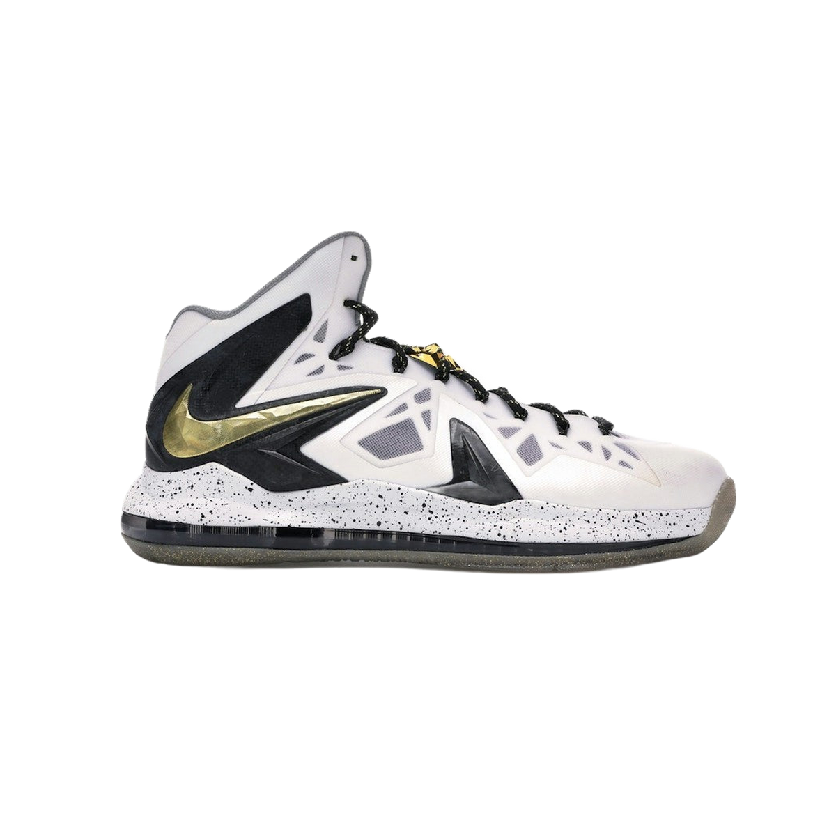 Nike LeBron X Elite+ White Gold