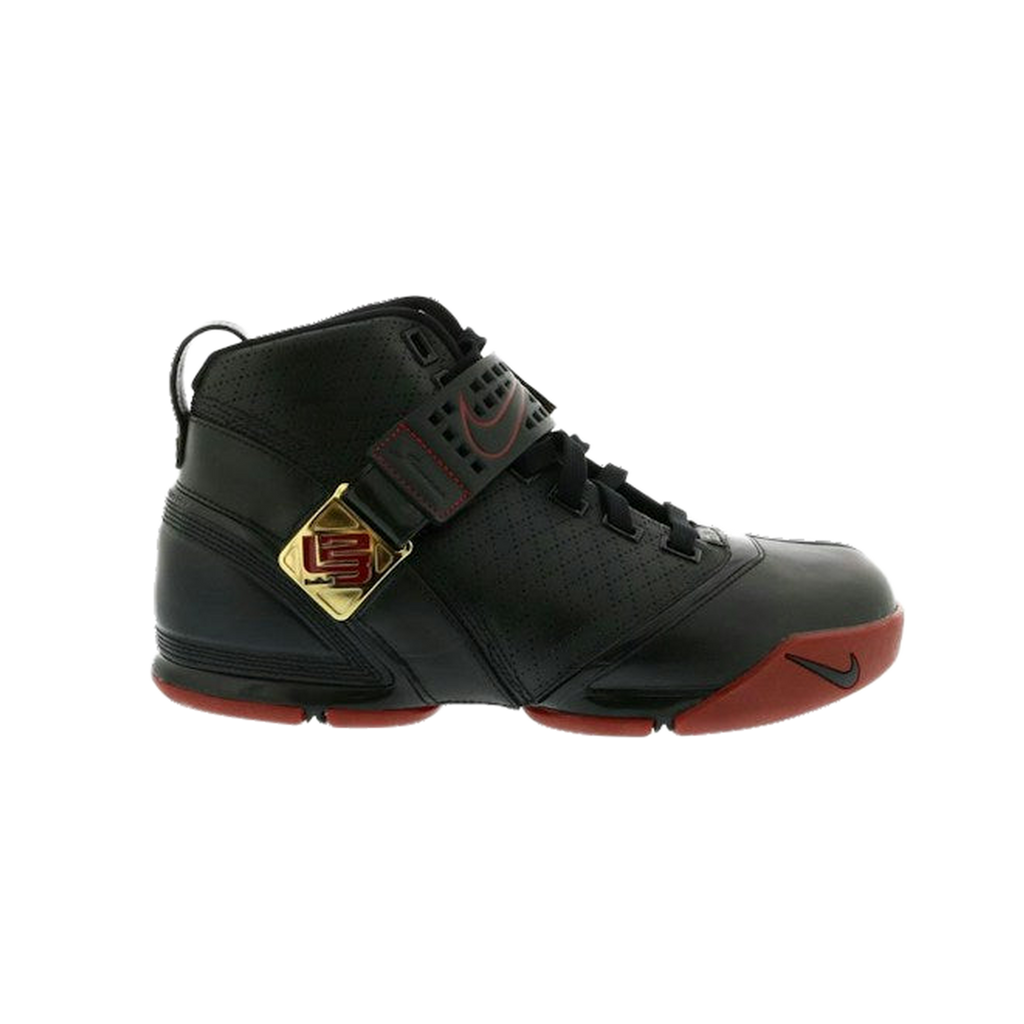 Nike LeBron 5 Black Crimson Metallic Gold