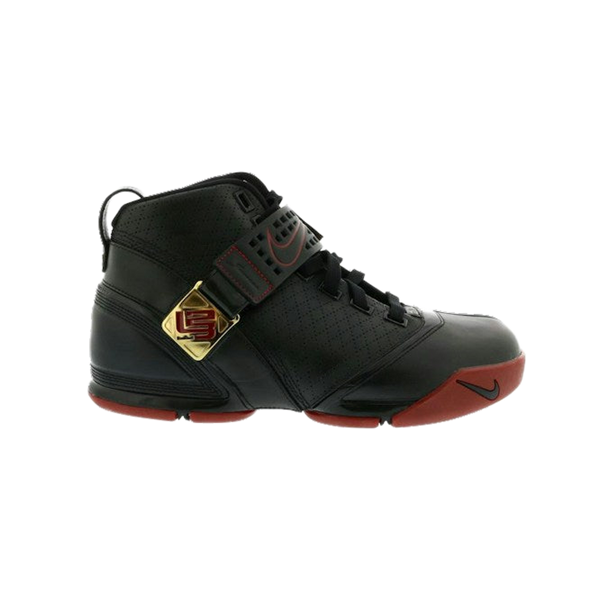 Nike LeBron 5 Black Crimson Metallic Gold
