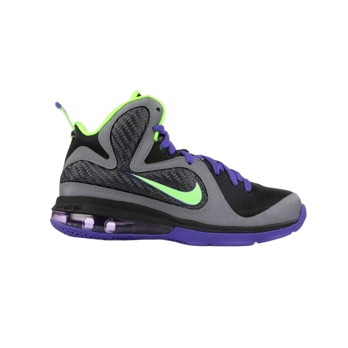 Nike LeBron 9 Black Electric Green Court Purple (GS)