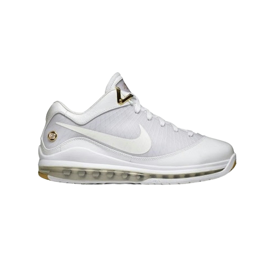 Nike LeBron 7 Low White Metallic Gold