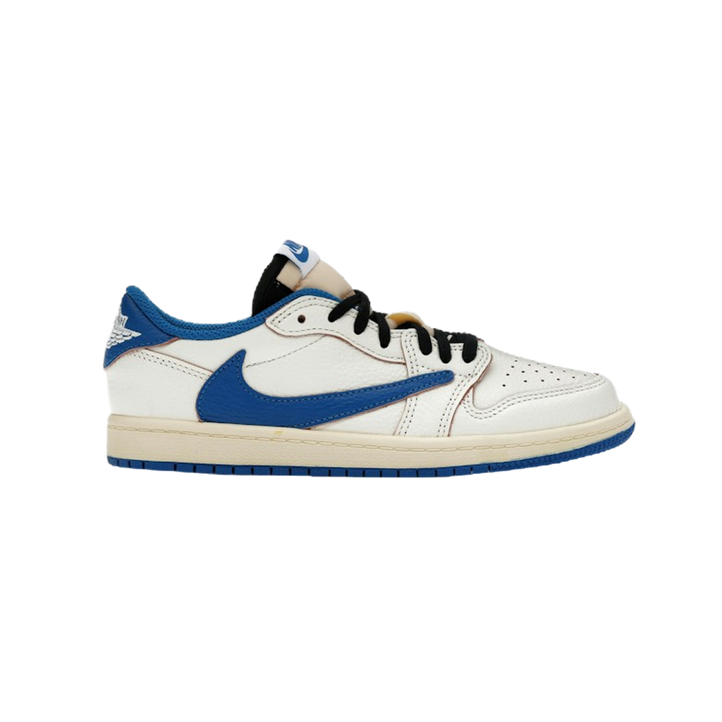 Jordan 1 Retro Low OG SP Fragment x Travis Scott Sail Military Blue (PS)