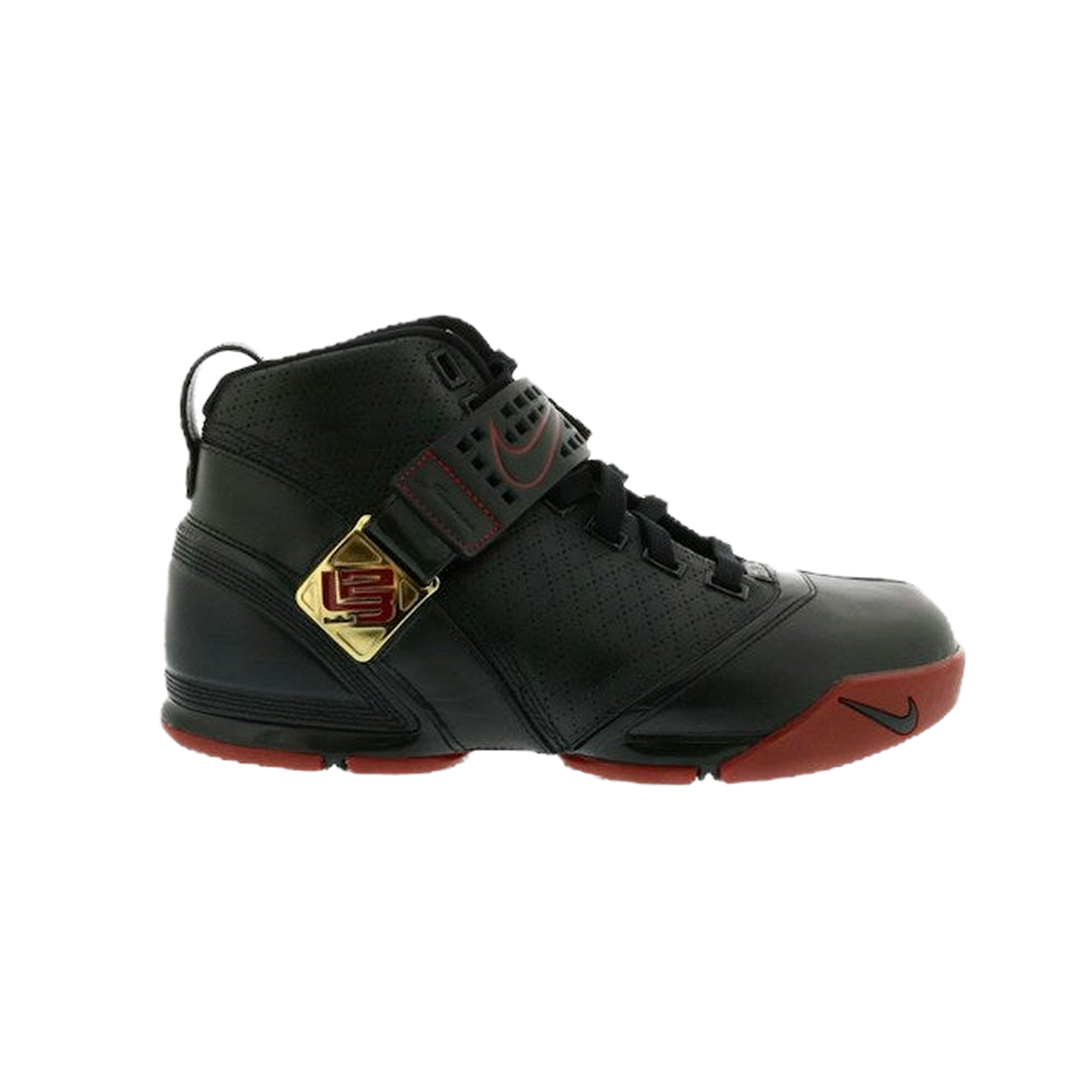 Nike LeBron 5 Black Crimson Metallic Gold