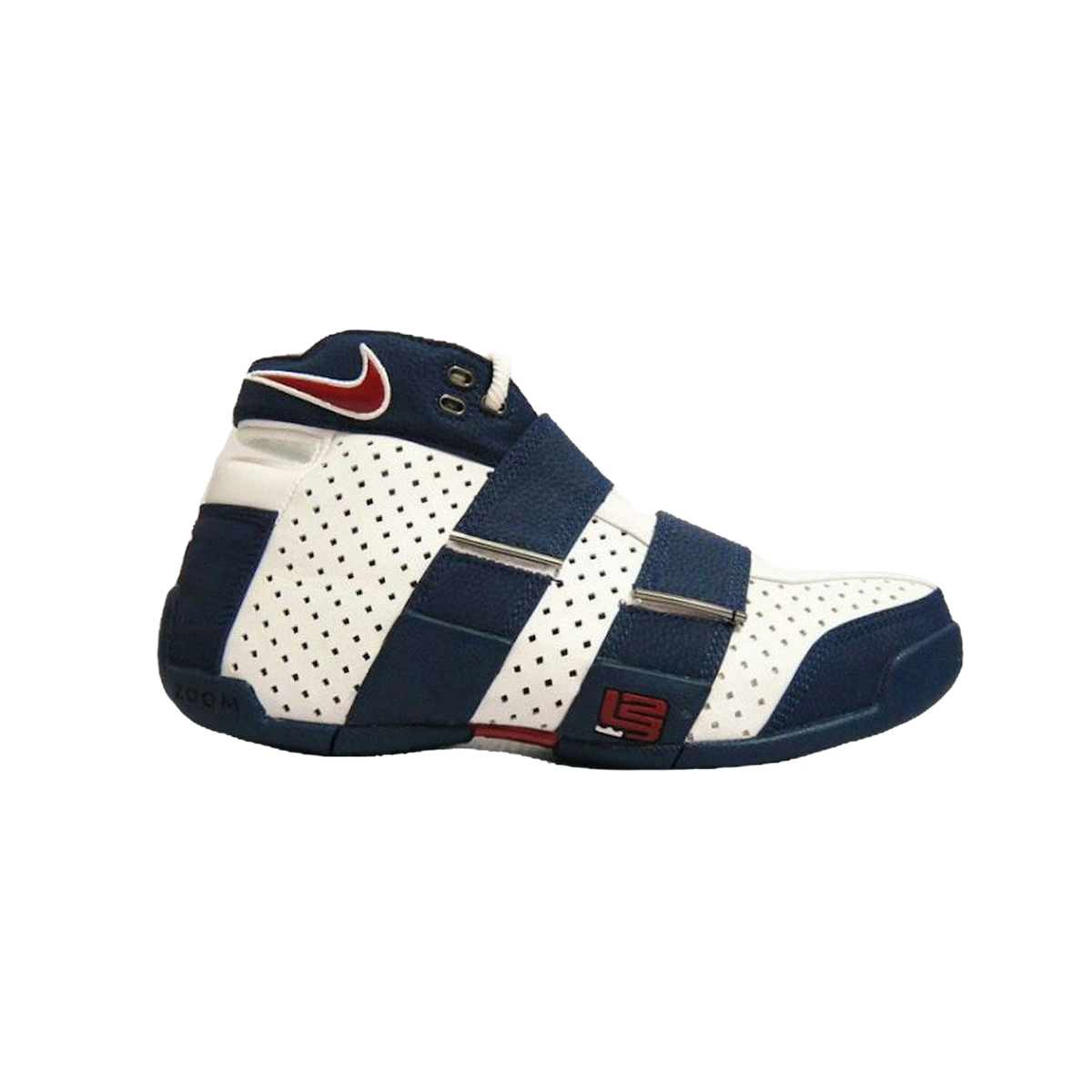 Nike LeBron 20-5-5 White Midnight Navy Varsity Red