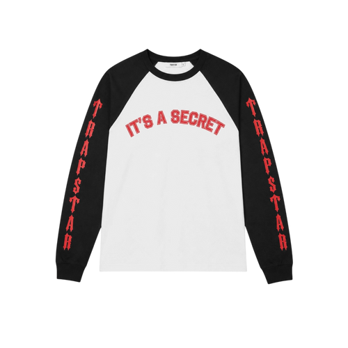 Trapstar It’s A Secret Long Sleeve Tshirt Red/White/Black
