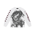 Trapstar x Ed Hardy Waffle Longsleeve Sweatshirt White