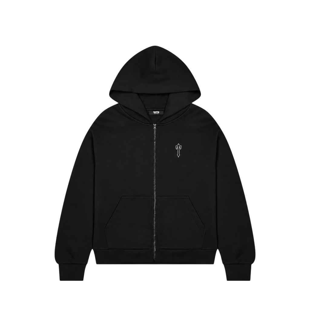 Trapstar Foundation Zip Hoodie Black/White