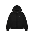 Trapstar Foundation Zip Hoodie Black/White