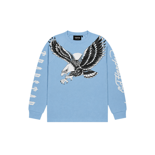 Trapstar x Ed Hardy Waffle LS Light Blue Longsleeve