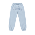 Trapstar Baby Blue Sherpa Logo Embroidered Pant