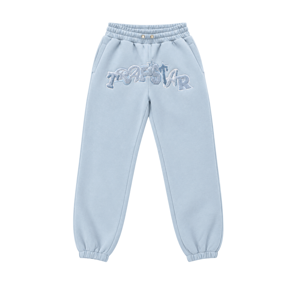 Trapstar Baby Blue Sherpa Logo Embroidered Pant