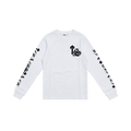Trapstar Calligraphy Waffle Longsleeve Sweatshirt White/Black