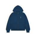 Trapstar Foundation Zip Hoodie Slate/White
