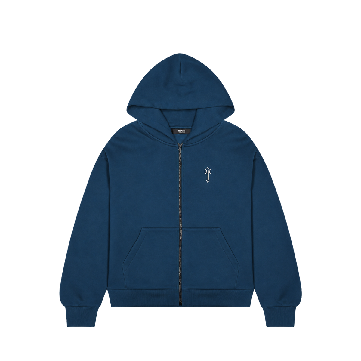 Trapstar Foundation Zip Hoodie Slate/White