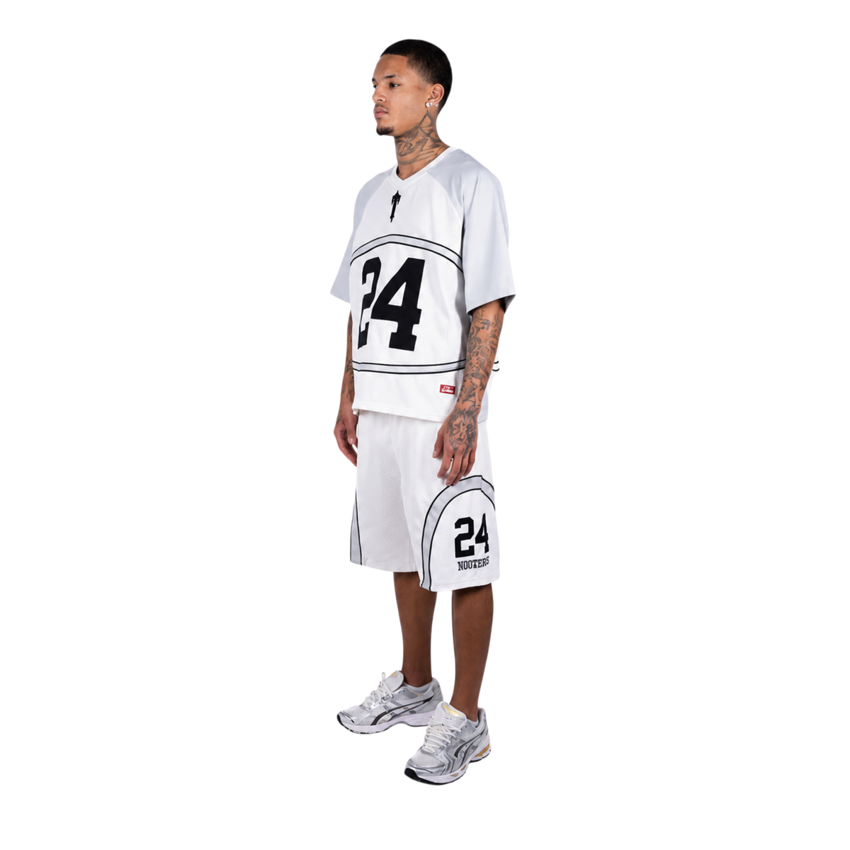 Trapstar x Non Of Us White Jersey Short