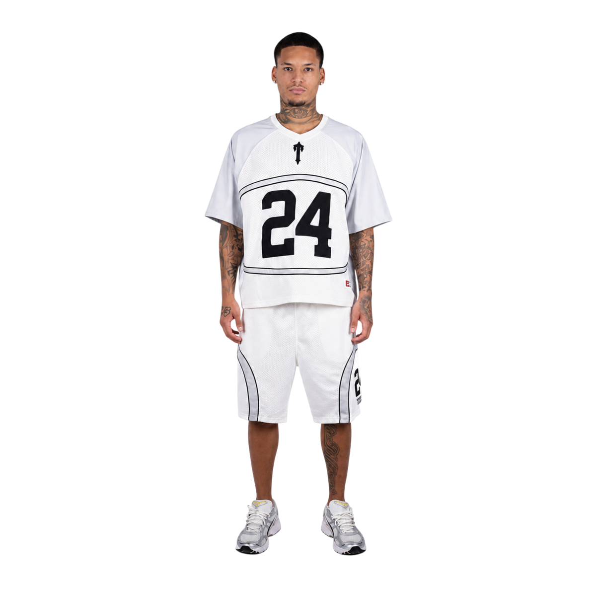 Trapstar x Non Of Us White Jersey Short