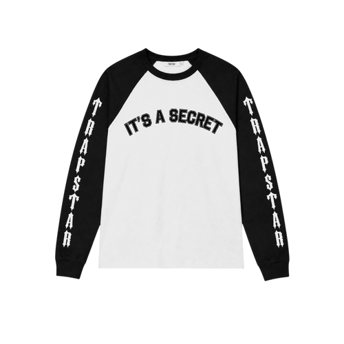 Trapstar It’s A Secret Long Sleeve Tshirt Black/White