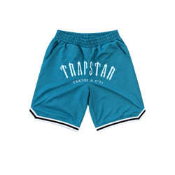 Trapstar Irongate Arch Basketball Shorts Mint/White/Black