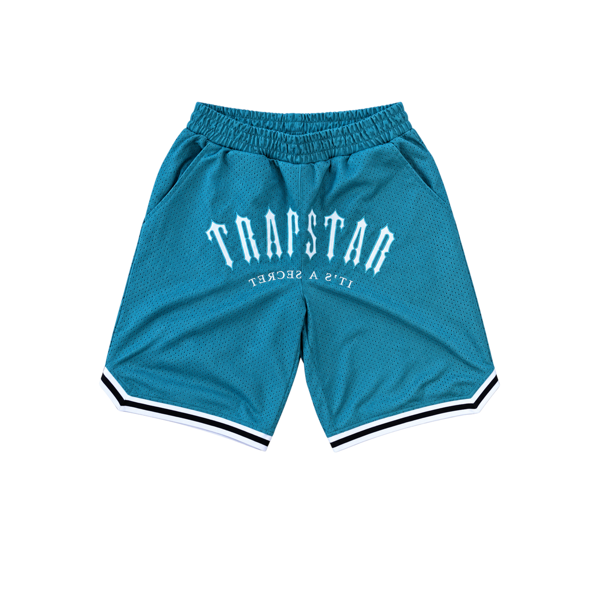 Trapstar Irongate Arch Basketball Shorts Mint/White/Black