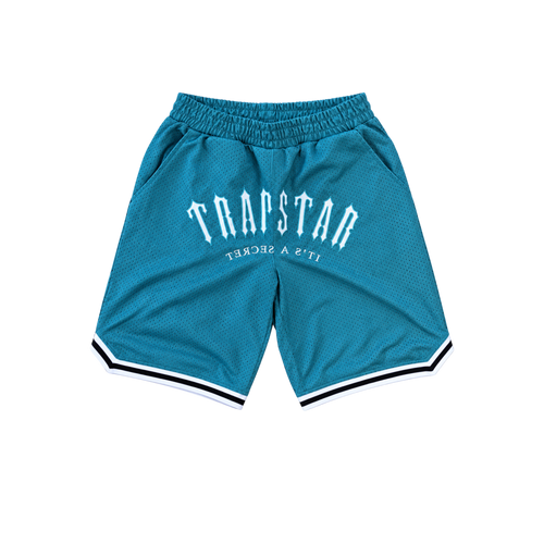 Trapstar Irongate Arch Basketball Shorts Mint/White/Black