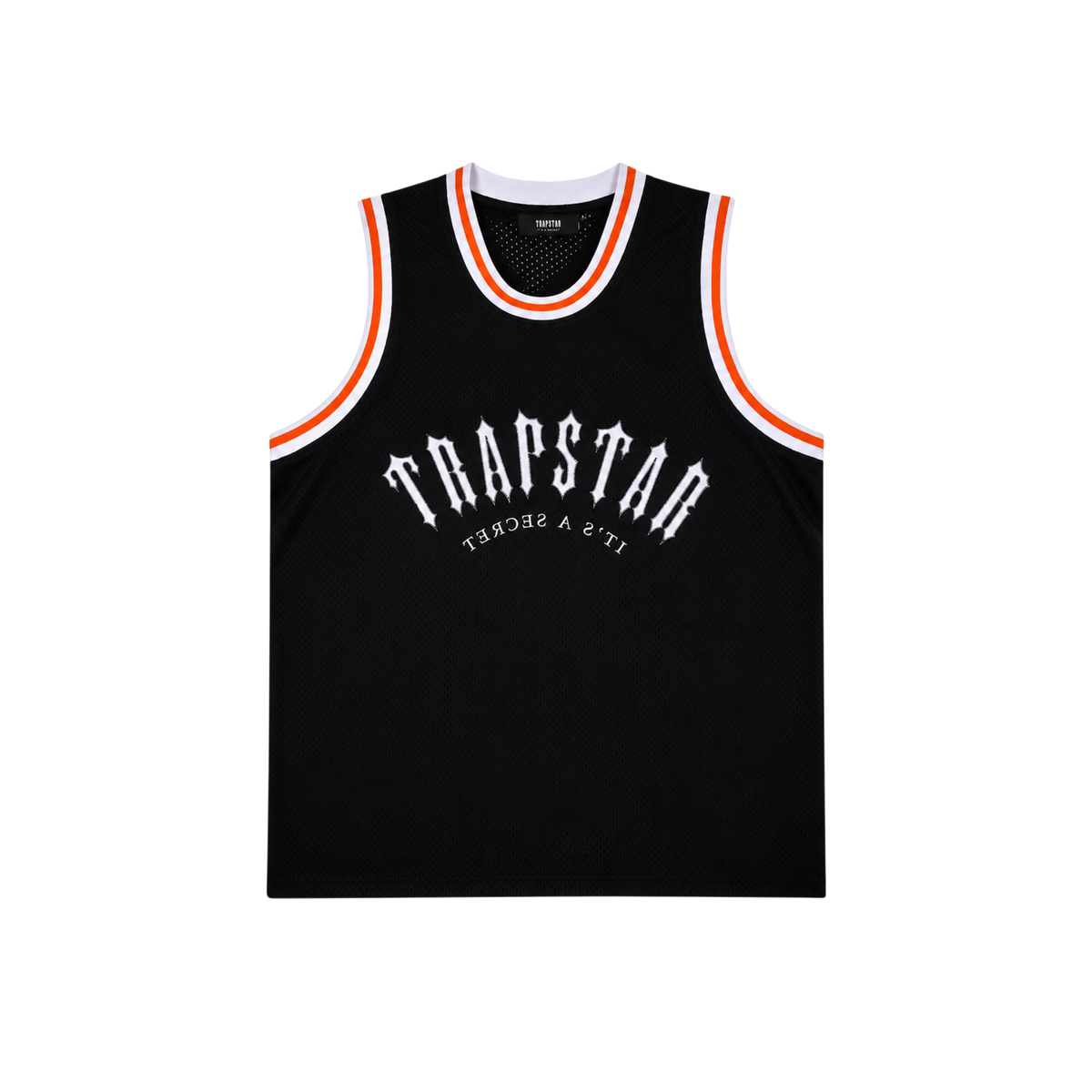 Trapstar Irongate Arch Basketball Vest Black/White/Orange