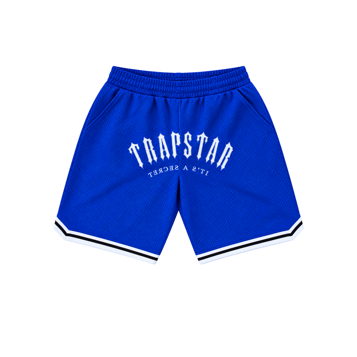 Trapstar Irongate Arch Basketball Shorts Blue/White/Black