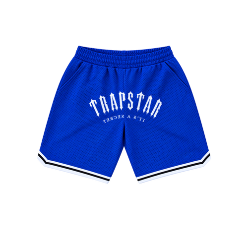 Trapstar Irongate Arch Basketball Shorts Blue/White/Black