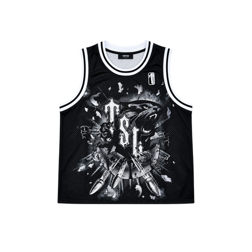 Trapstar Irongate Arch Basketball Vest Bullet Black