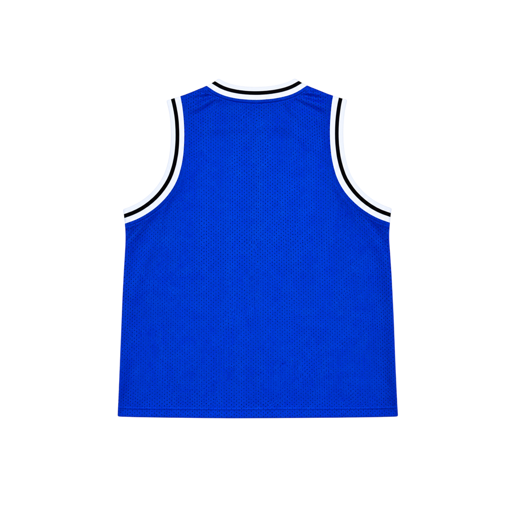 Trapstar Irongate Arch Basketball Vest Blue/White/Black