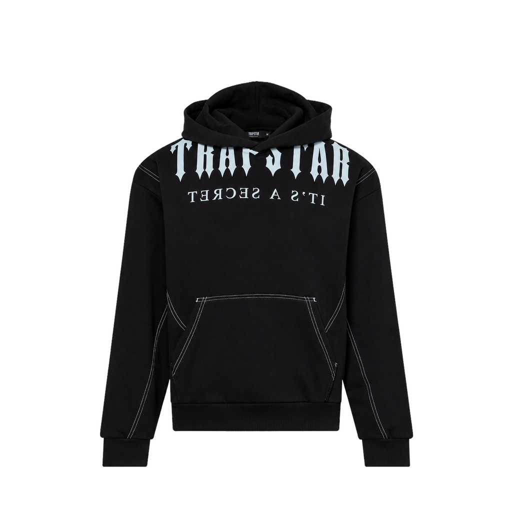 Trapstar Deconstructed Decoded Hoodie Black
