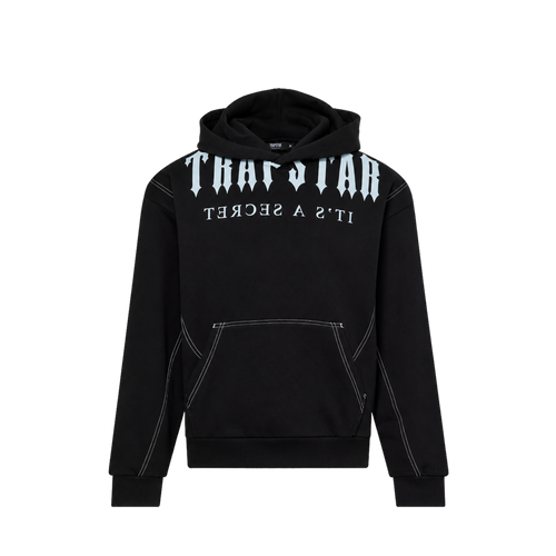 Trapstar Deconstructed Decoded Hoodie Black