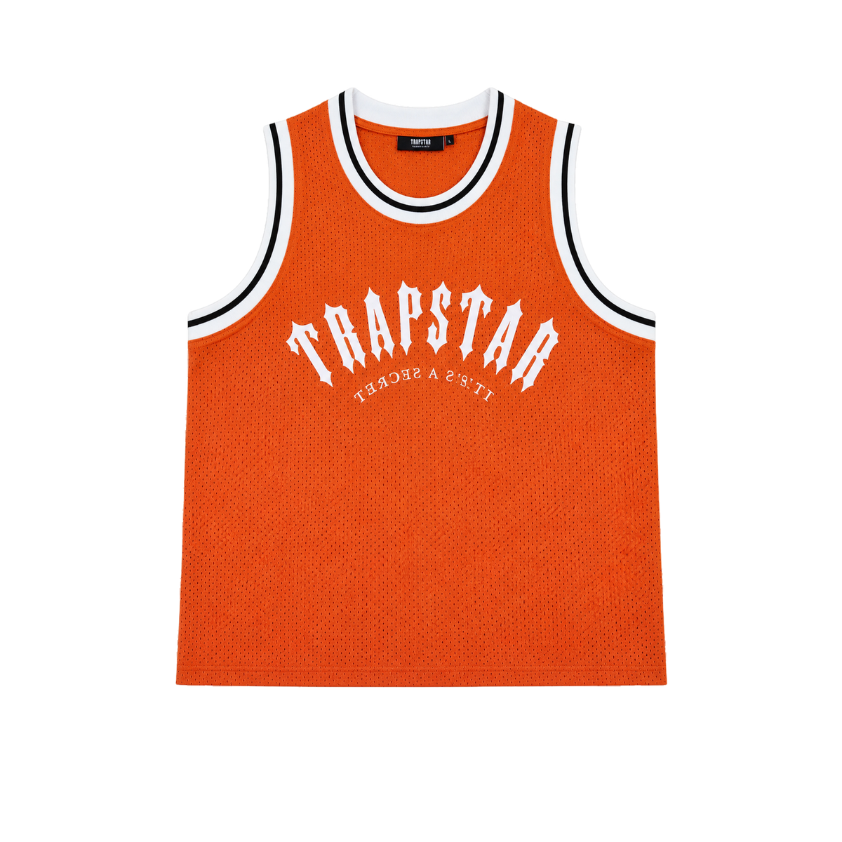 Trapstar Irongate Arch Basketball Vest Orange/White/Black