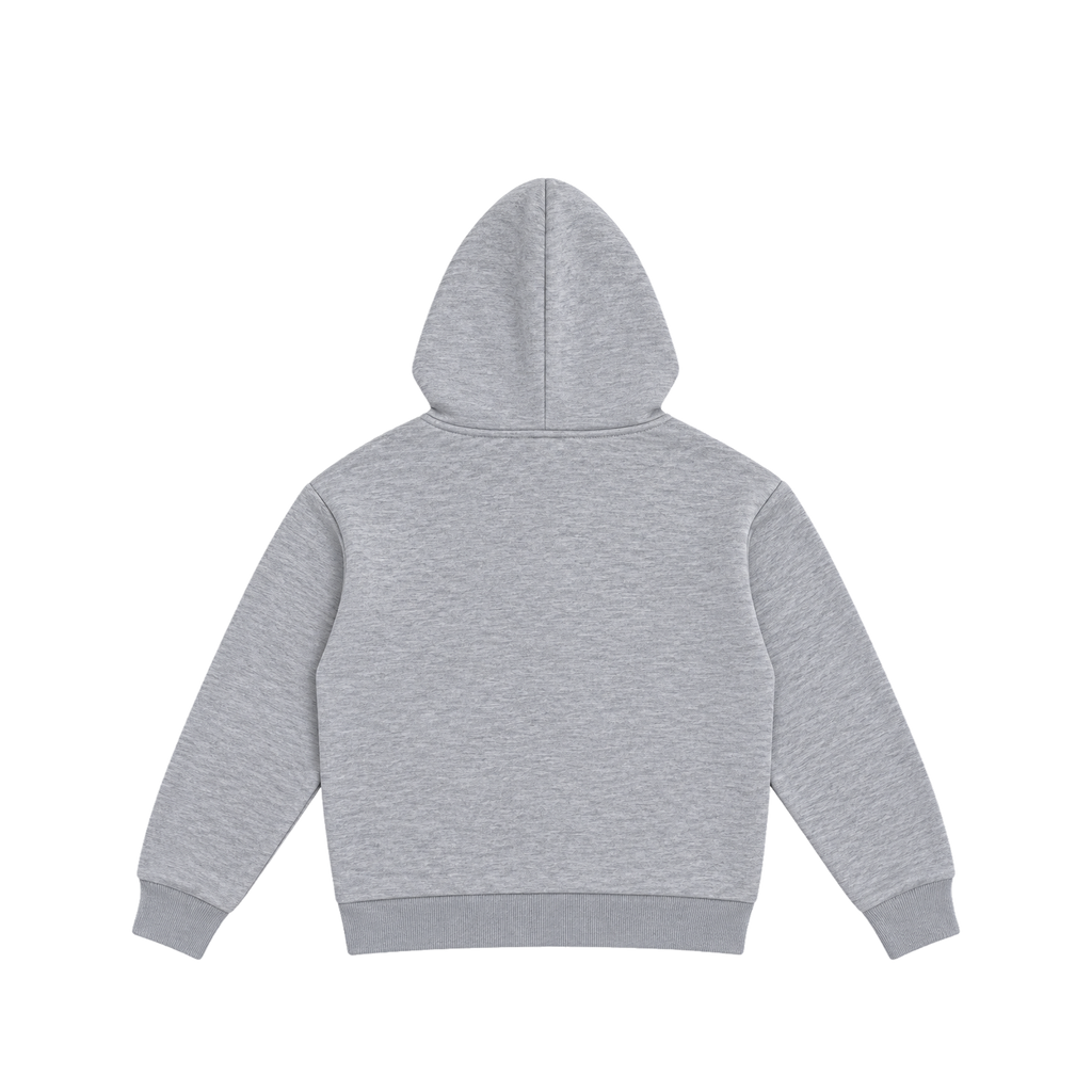 Trapstar Foundation Zip Hoodie Heather Grey/White