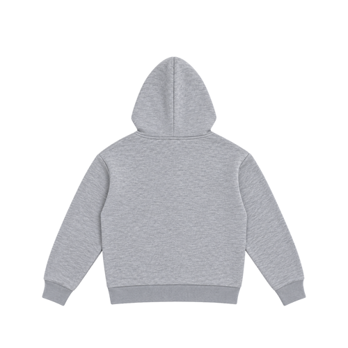 Trapstar Foundation Zip Hoodie Heather Grey/White