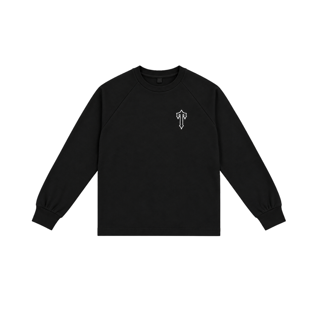 Trapstar Foundation Longsleeve Tee Black/White