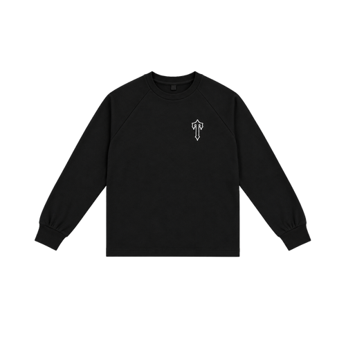 Trapstar Foundation Longsleeve Tee Black/White