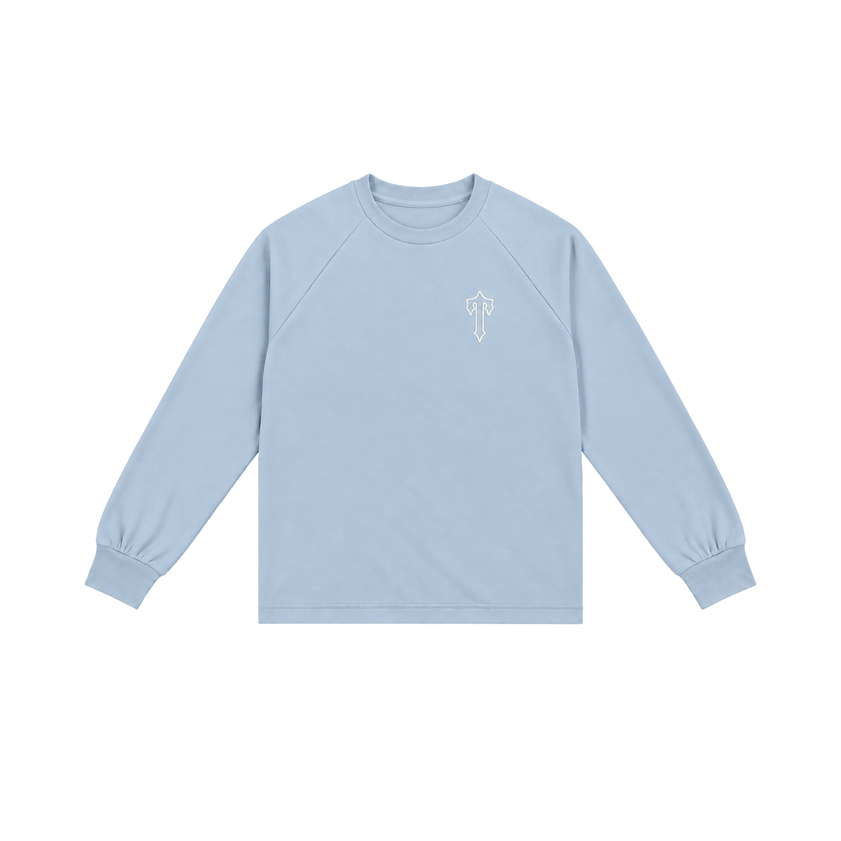 Trapstar Foundation Longsleeve Tee Babyblue/White