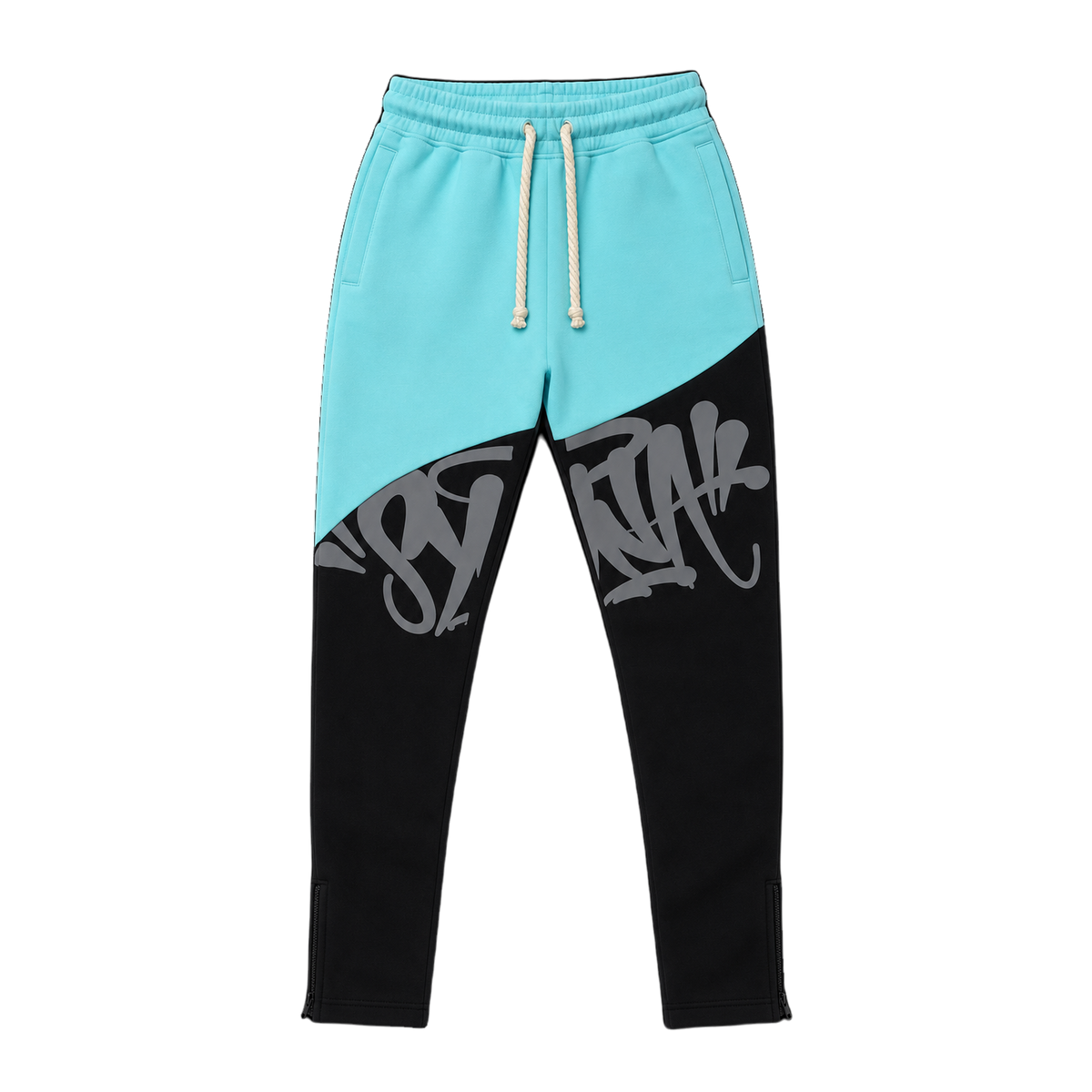 Synaworld Slice Logo Sweatpants Blue/Black/Grey
