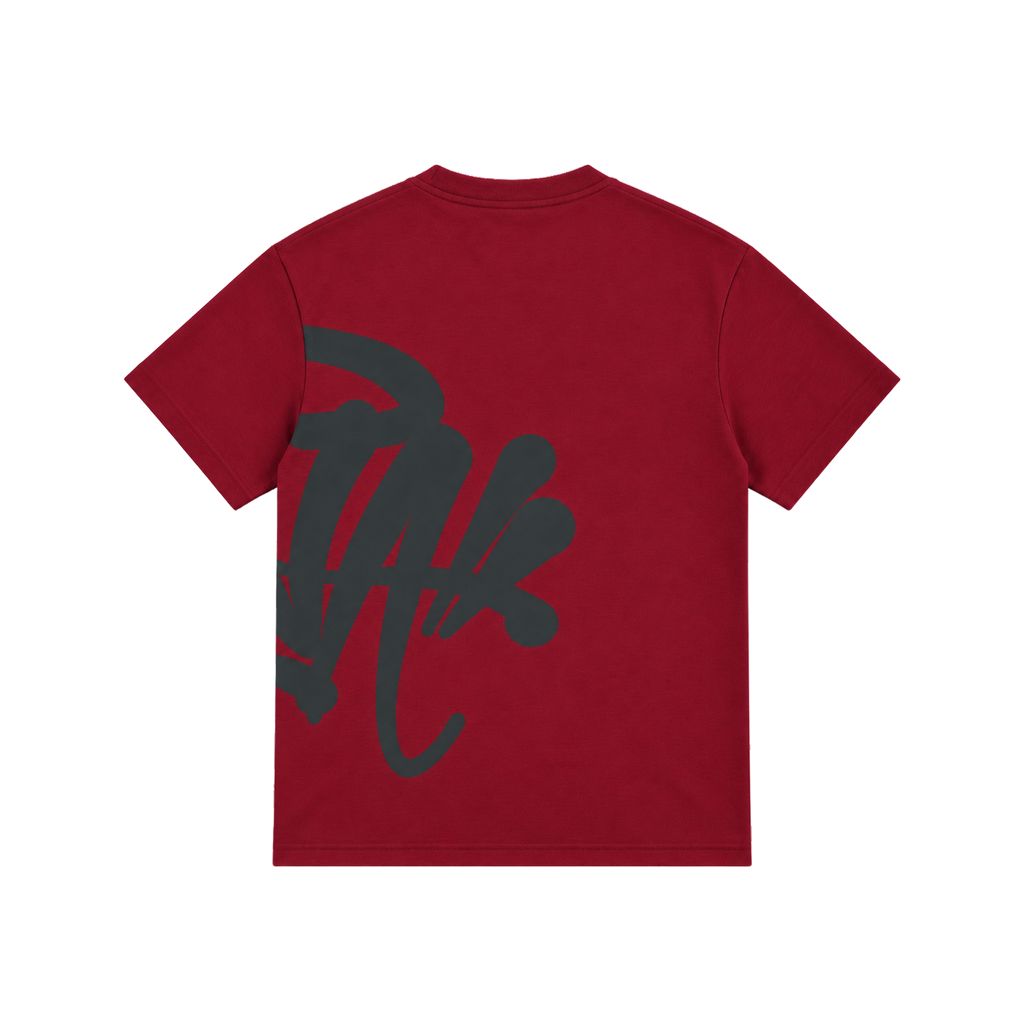 Syna OG Logo Tee Burgundy/Black