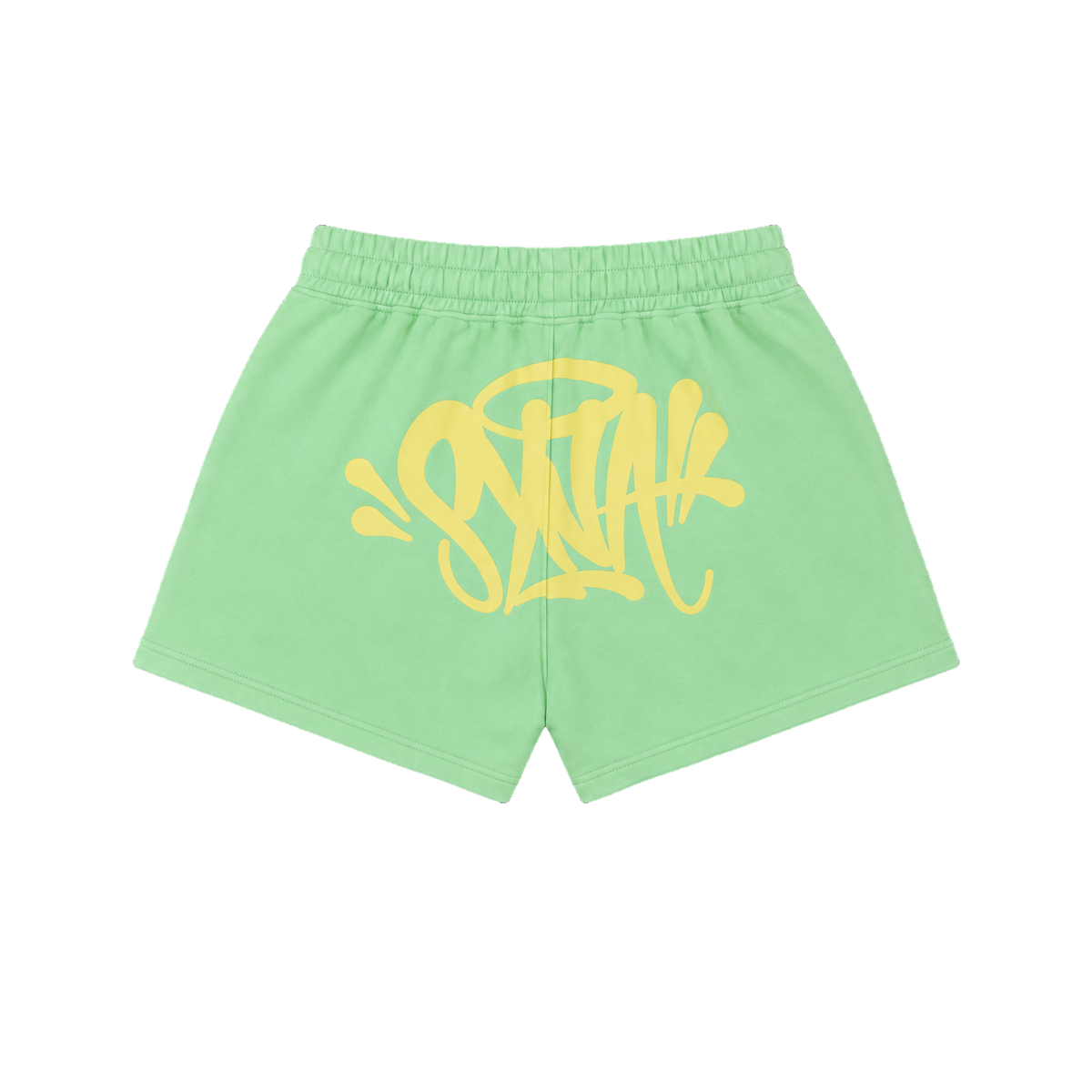 Syna OG Logo Shorts Green/Yellow Women