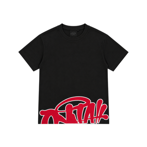Syna OG Logo Tee Cropped Black/Pink