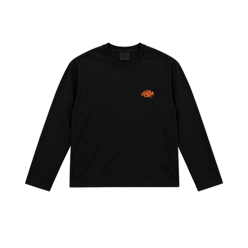 Synarchy Longsleve Tee Black/Orange